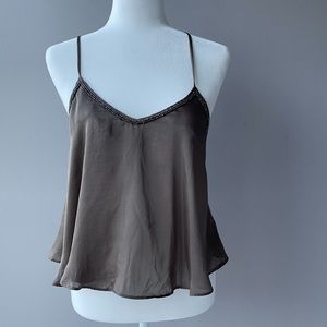 beaded silk tank by ASTR (M)